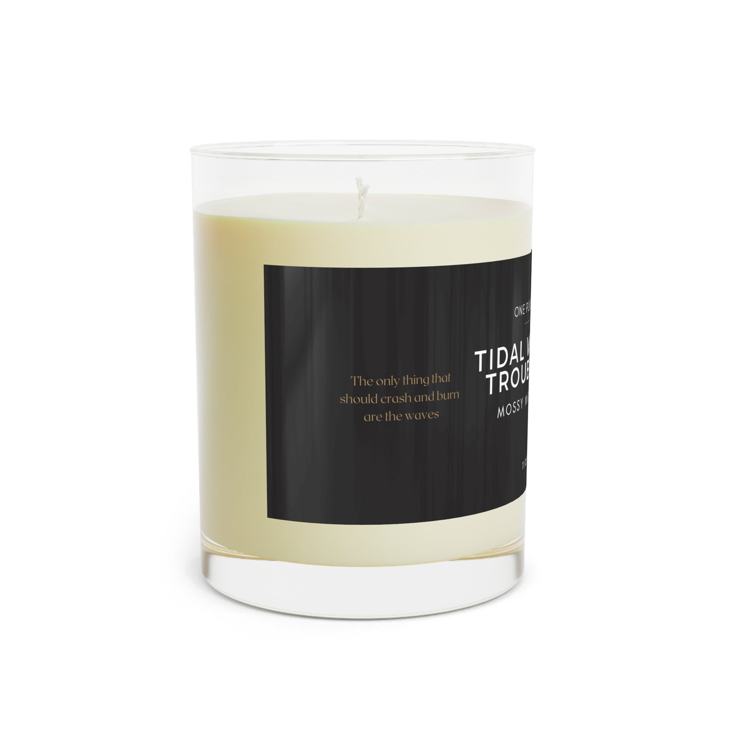 Tidal Waves And Troubled Days Candle