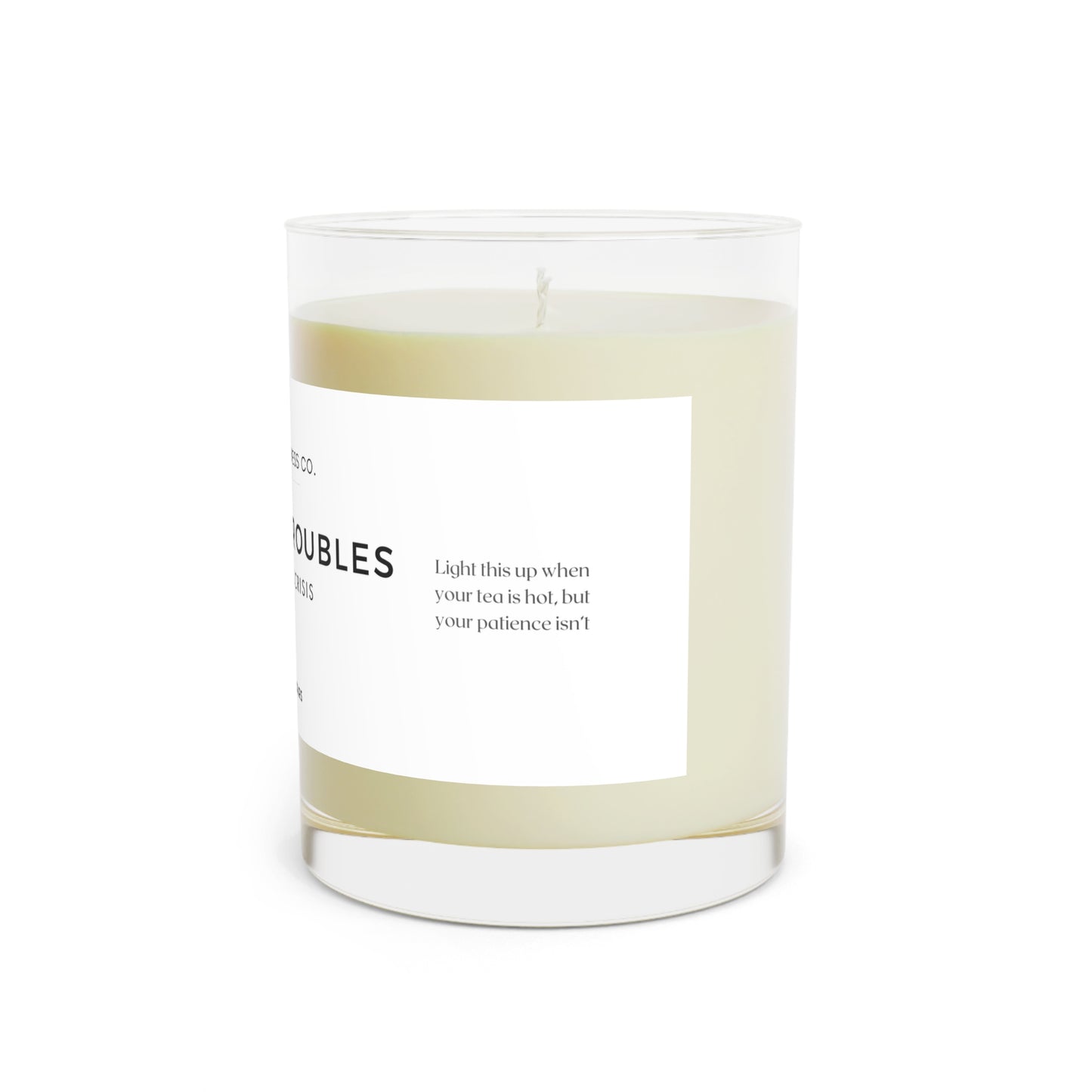 Tea Time Troubles Candle