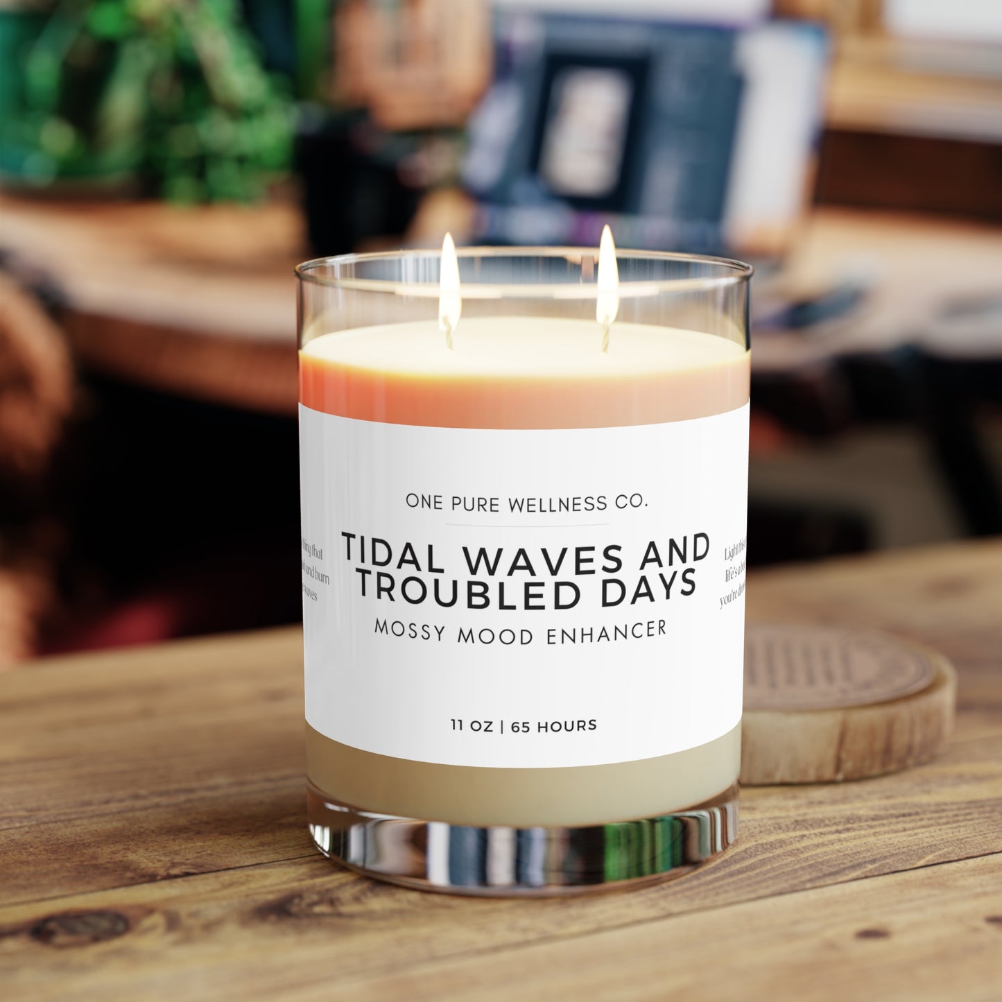 Tidal Waves And Troubled Days Candle