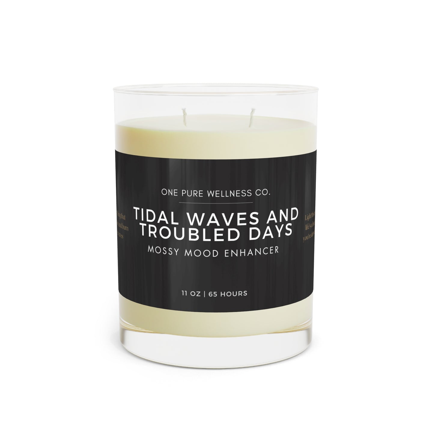 Tidal Waves And Troubled Days Candle