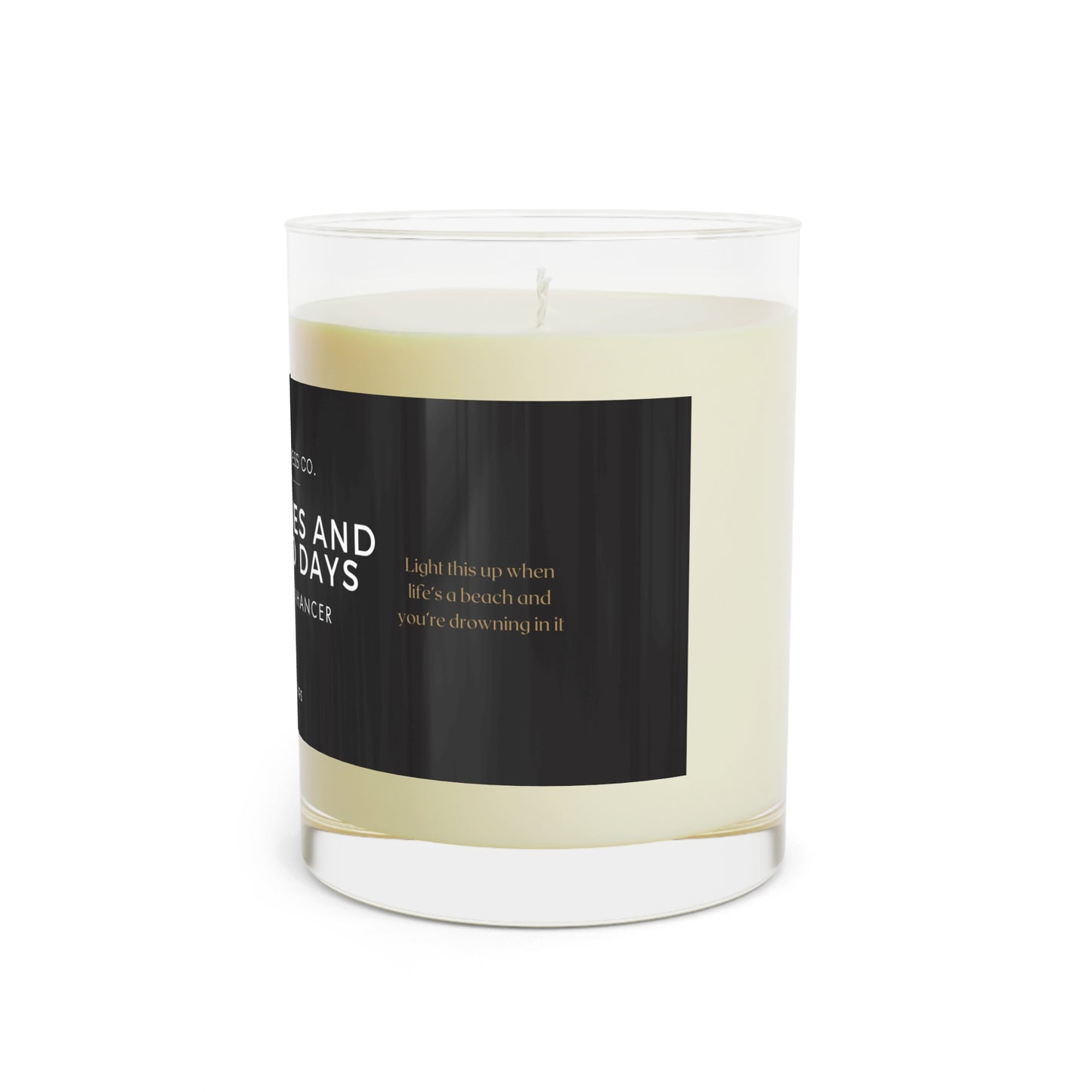 Tidal Waves And Troubled Days Candle