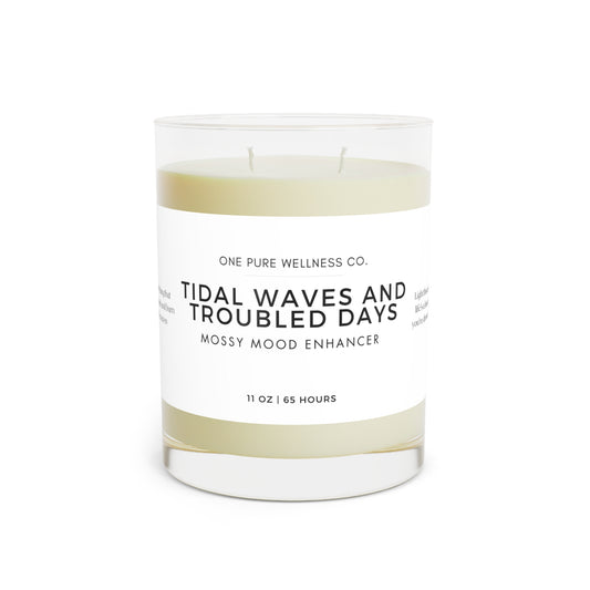 Tidal Waves And Troubled Days Candle