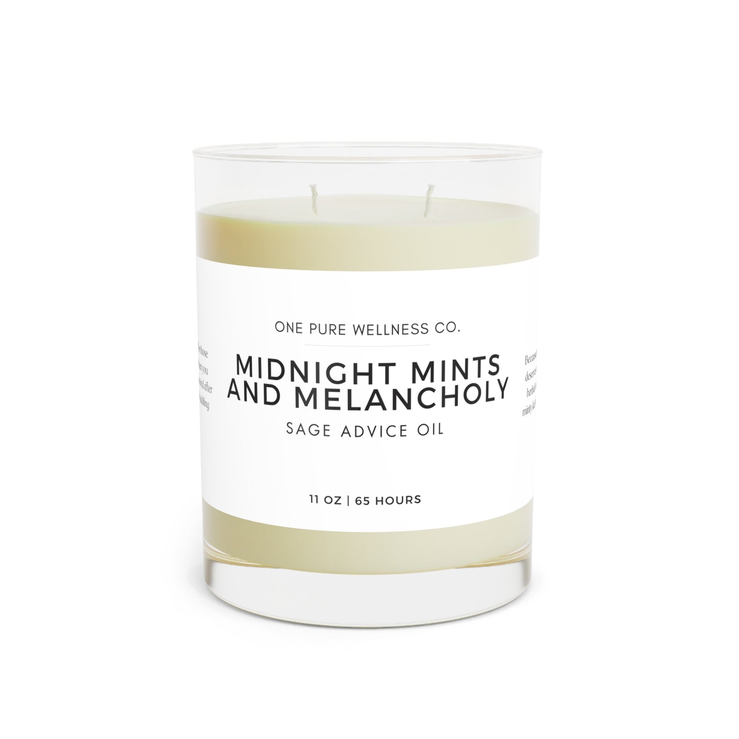 Midnight Mints and Melancholy Candle