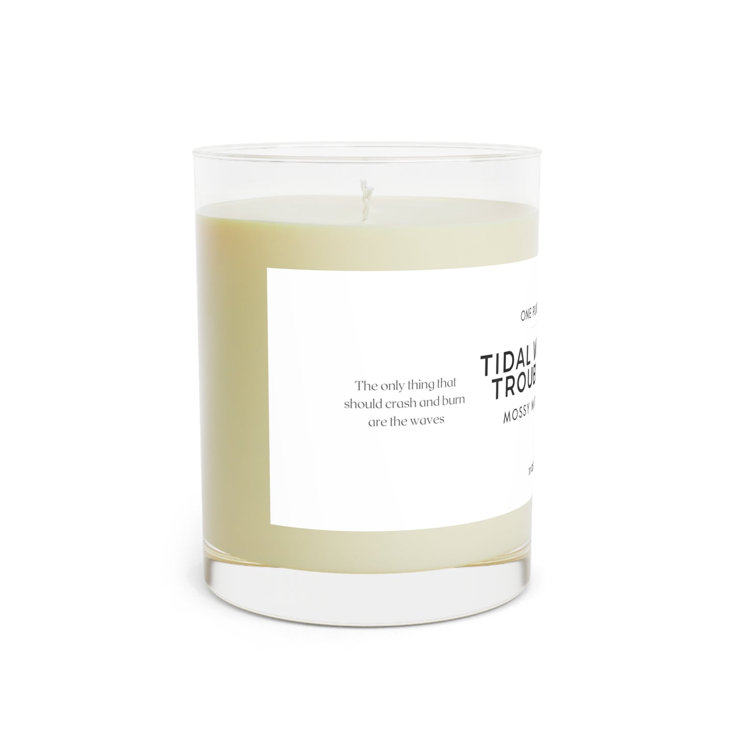 Tidal Waves And Troubled Days Candle