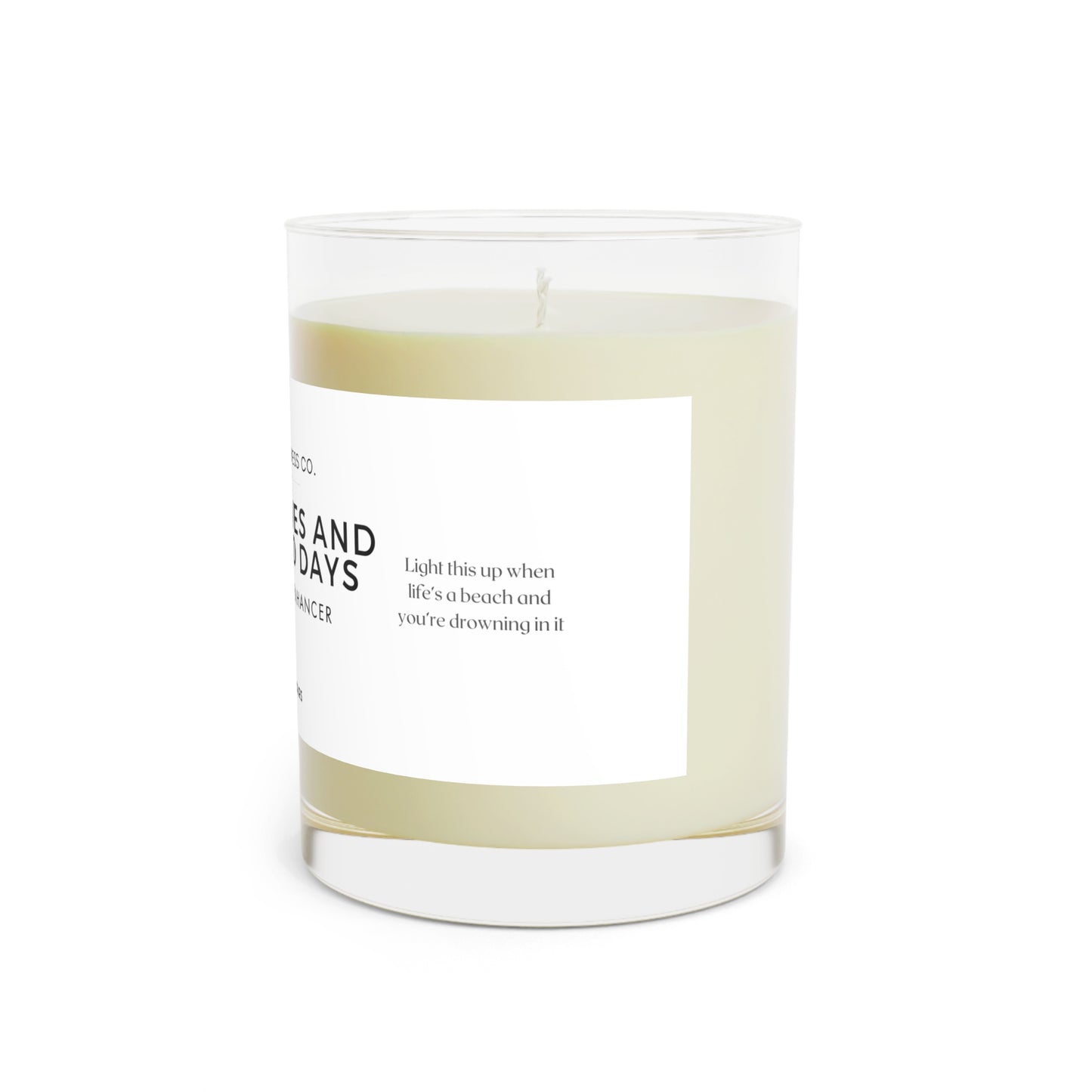 Tidal Waves And Troubled Days Candle